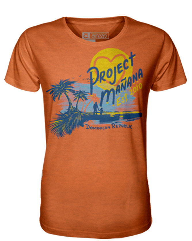 Tropical Sunrise: Orange - Tshirt